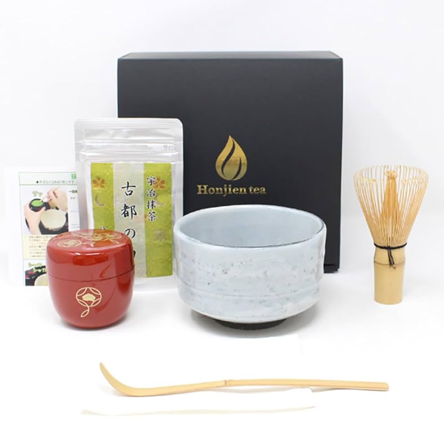 Amazon.co.jp: ほんぢ園 お抹茶セット 初心者さん向け 本格派 お